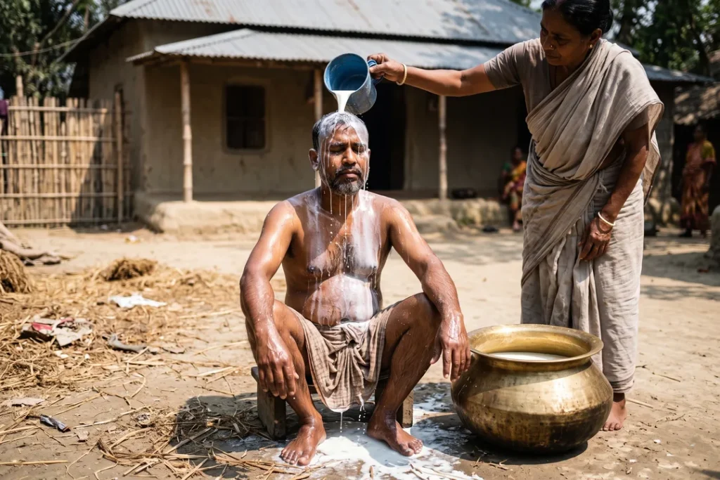 দুগ্ধ-স্নান