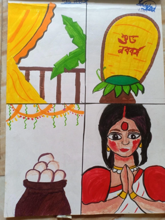 বাঙালির সংস্কৃতি, উৎসব ও ঐতিহ্যের সৌন্দর্য তুলে ধরা হয়েছে।